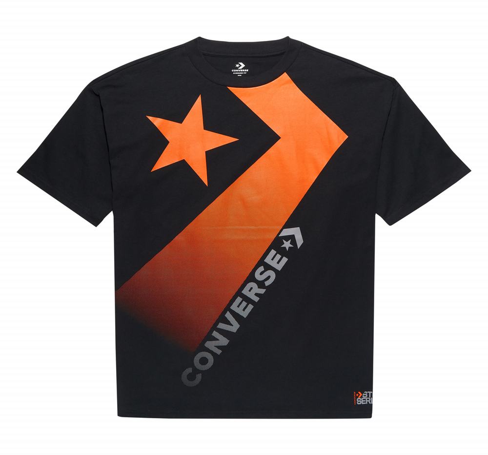 Camiseta Converse x Tinker Hatfield Star Series Homem Pretas 137268HFV